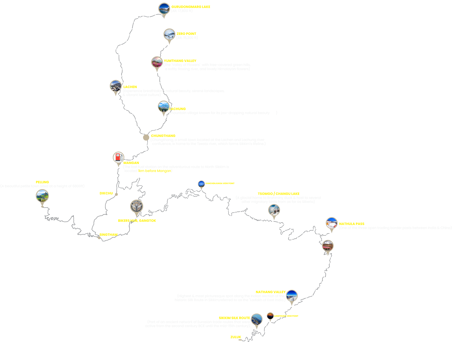 Sikkim Map
