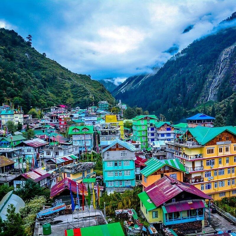 lachen village at north sikkim
